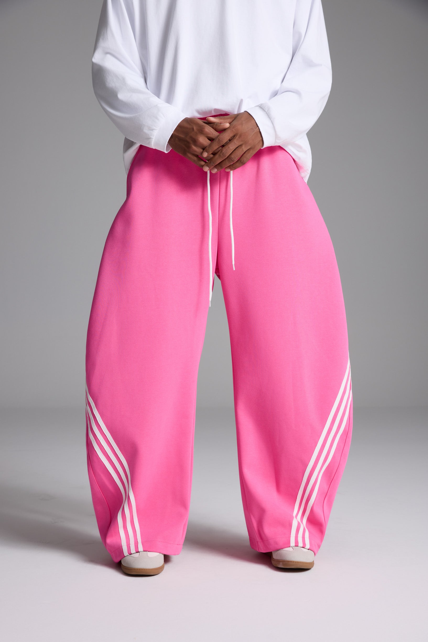 バレル トラックパンツ ピンク