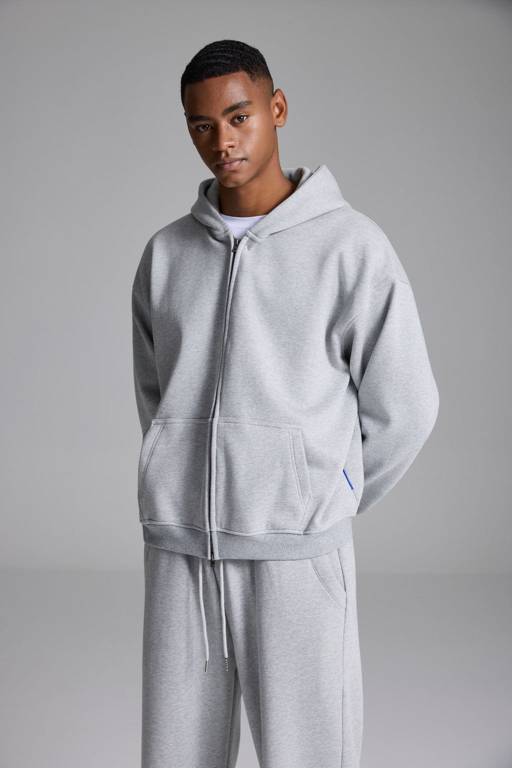 LINDENシリーズ ジップジャケット – グレー