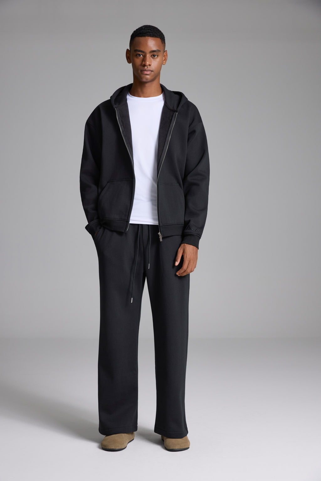 LINDENシリーズ ジップジャケット – ブラック