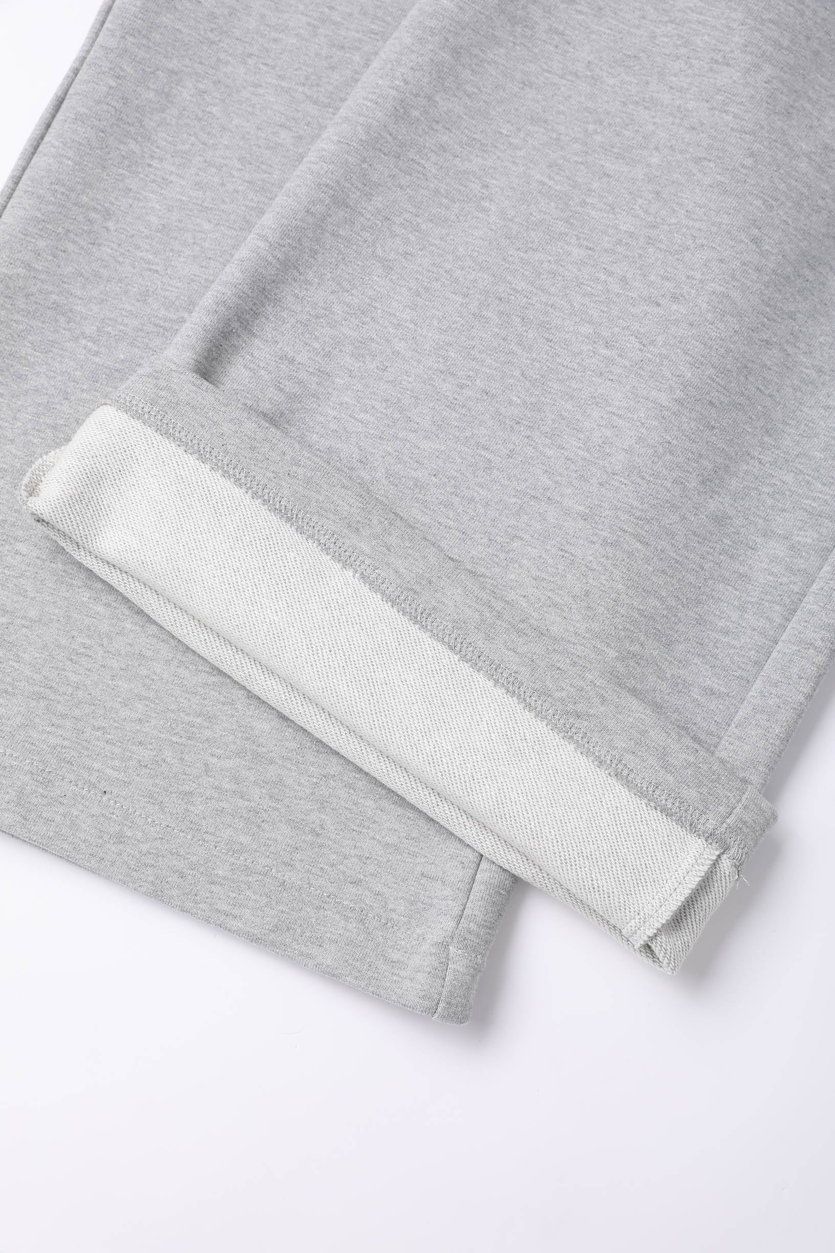 【裏パイル】LINDEN ストレートスウェットパンツ グレー