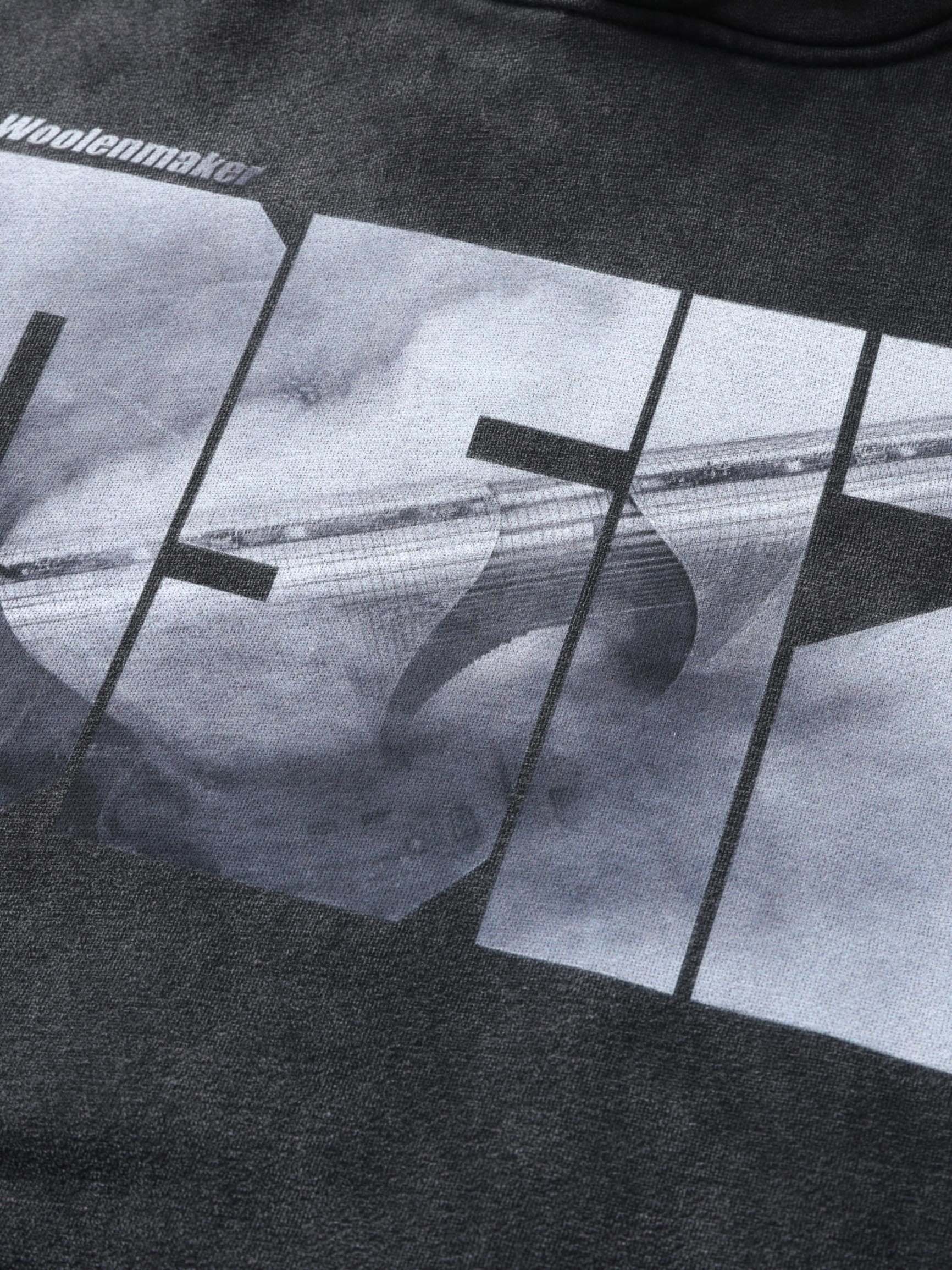 【柔らか 裏起毛】ウォッシュ加工 パーカー ブラック